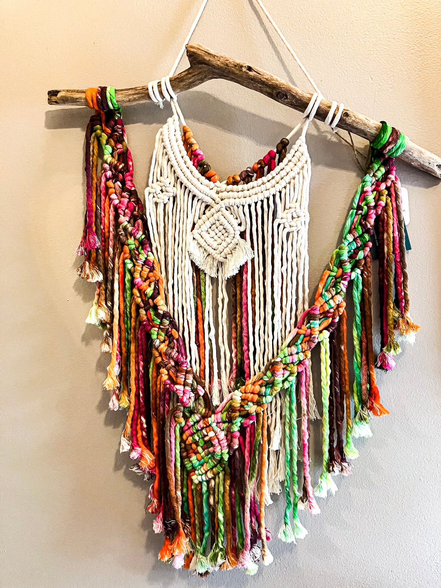 Wall Hanging | White & Kids in Color Tie Dye