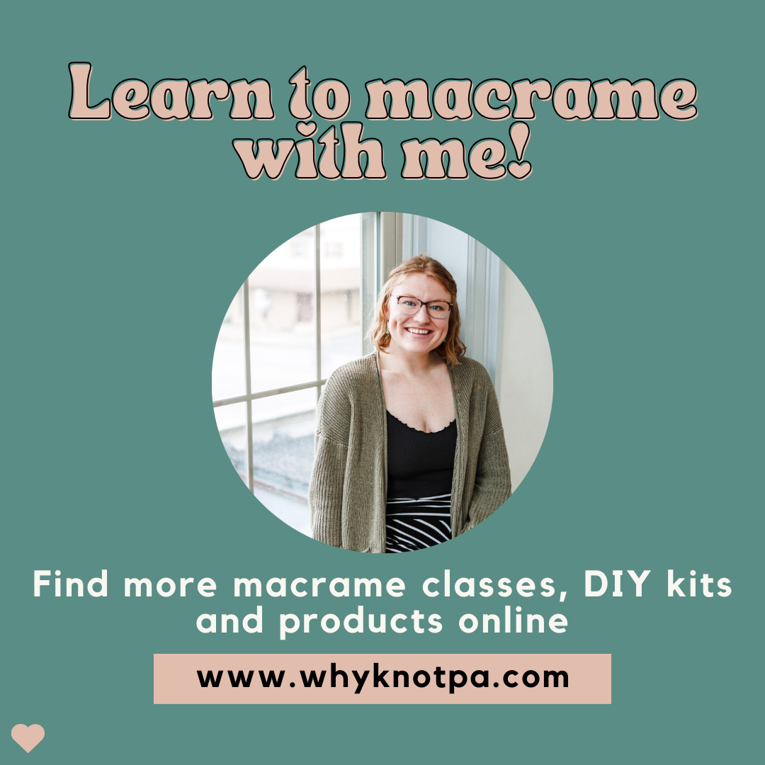 DIY Macrame Ornament Class at Smucker Gardens