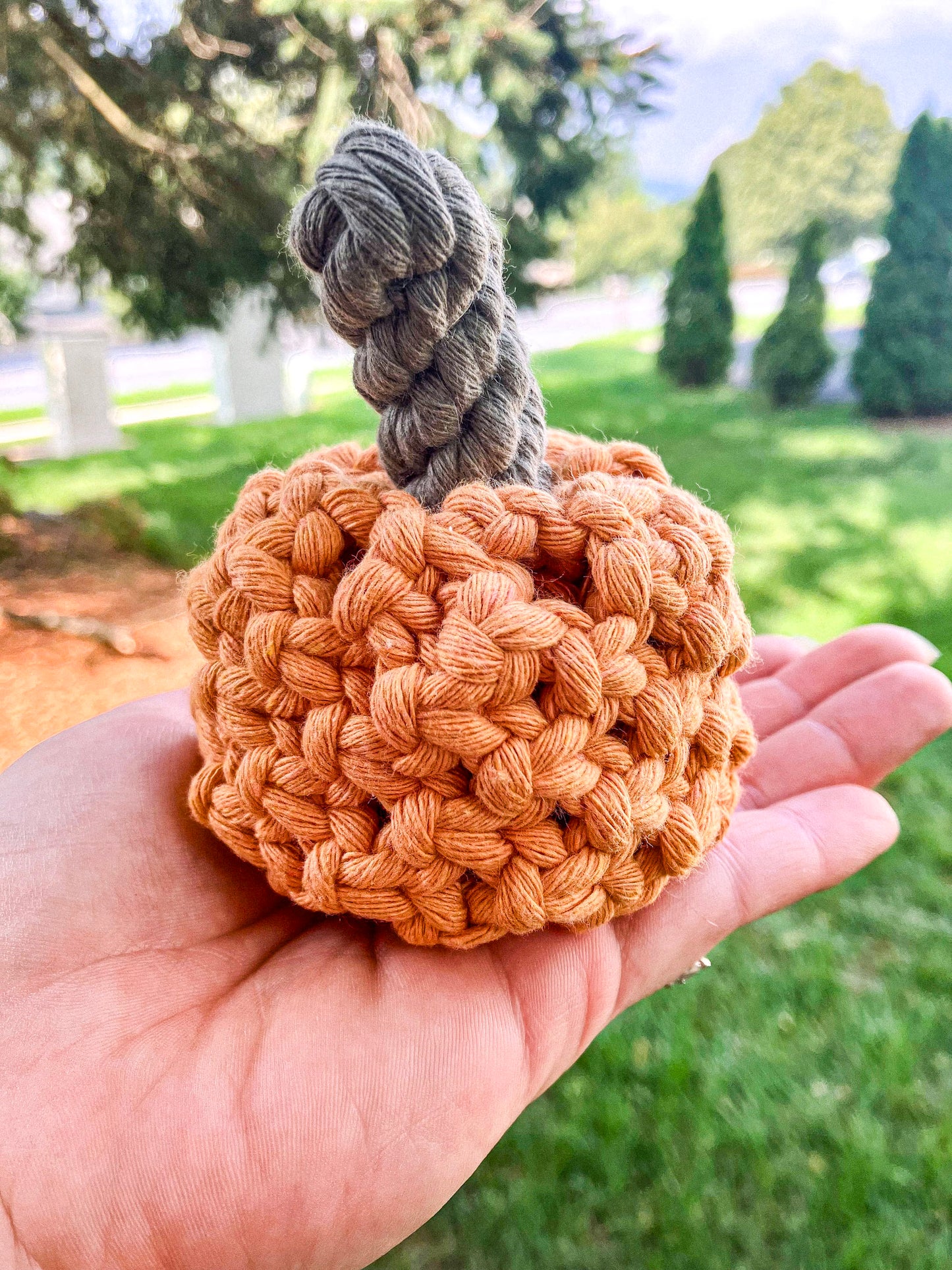 Macrame Pumpkin Fall Decorations