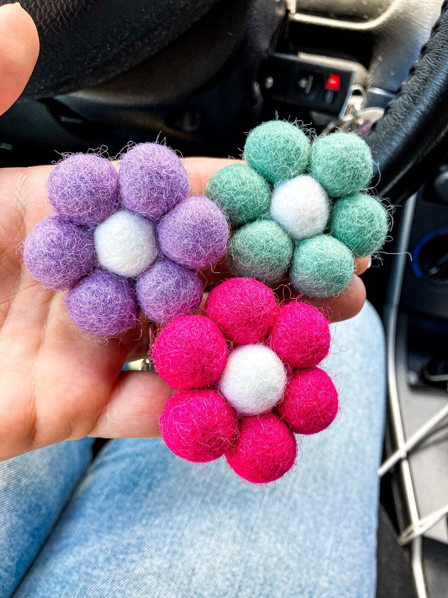 Flower Car Vent Clips