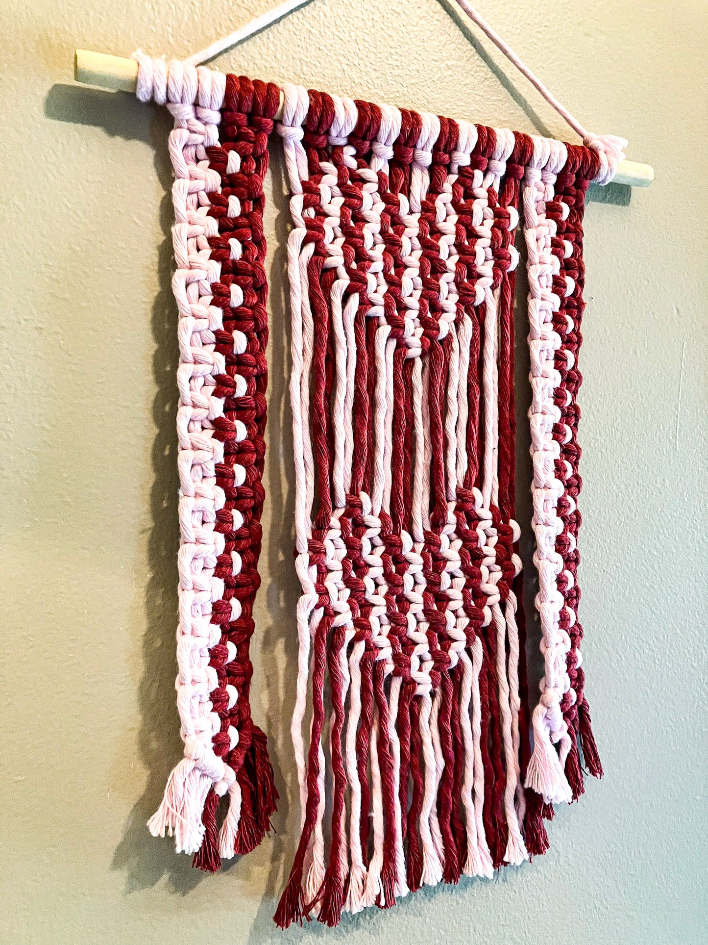 Heart Wall Hanging | Pink & Red
