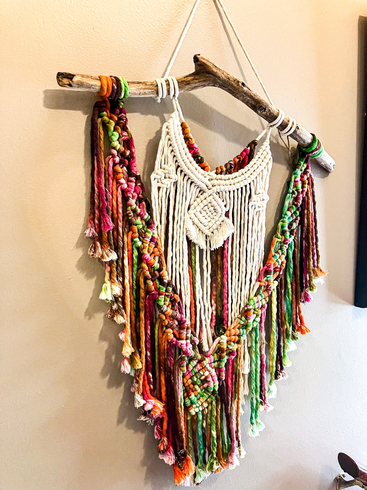 Wall Hanging | White & Kids in Color Tie Dye