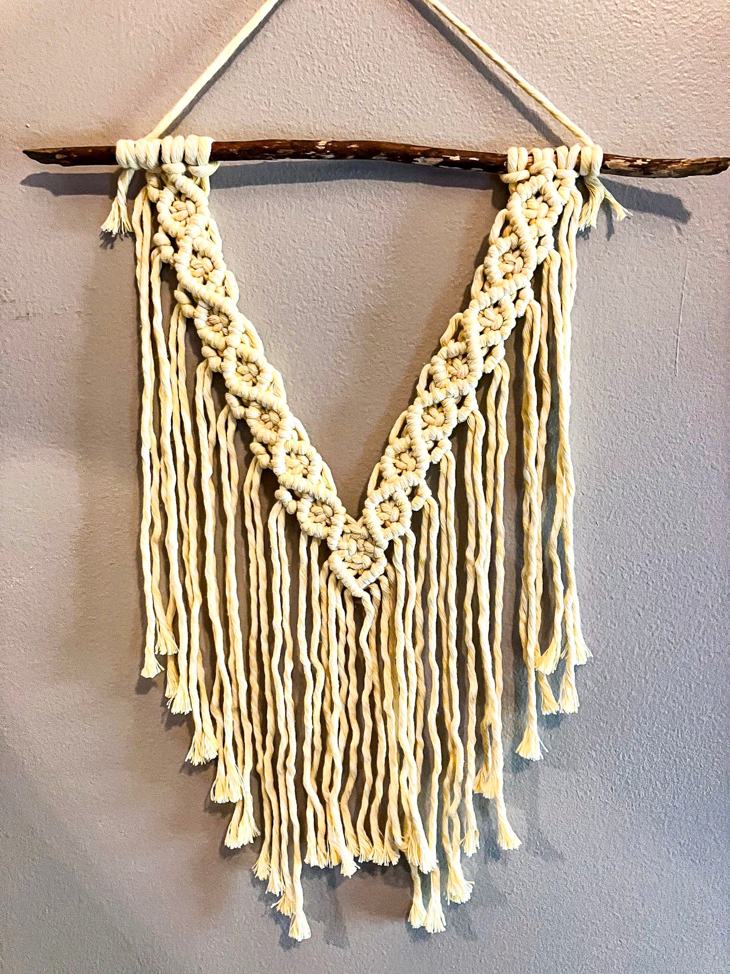 Wall Hanging | Yellow & White Dual Color