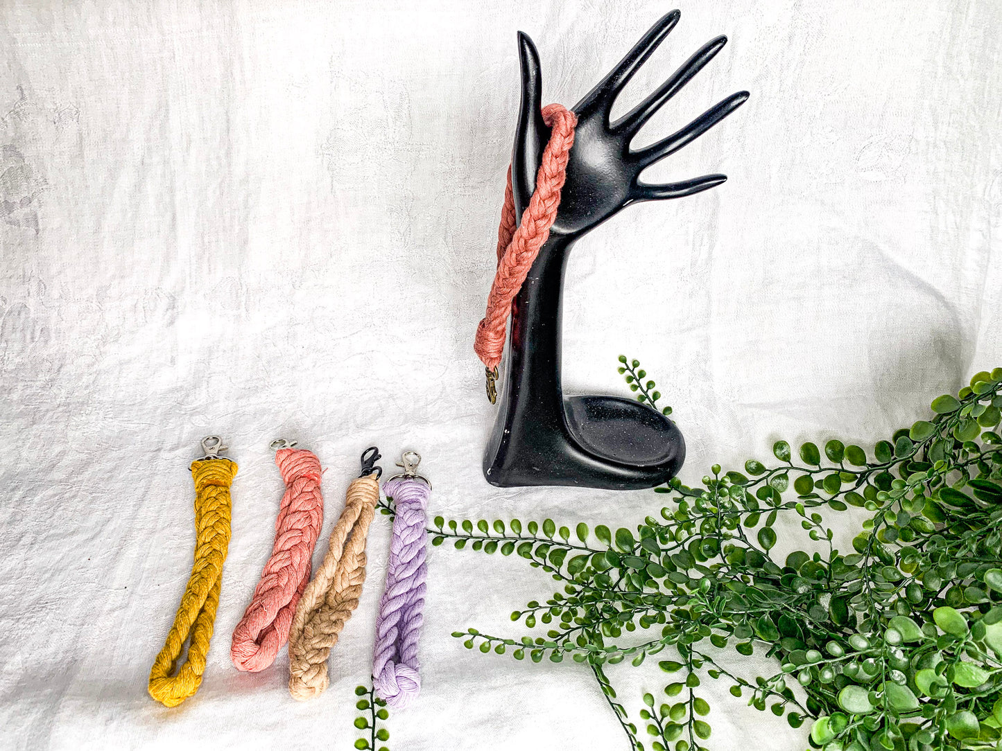 Braided Wristlet Keychains (Clearance)