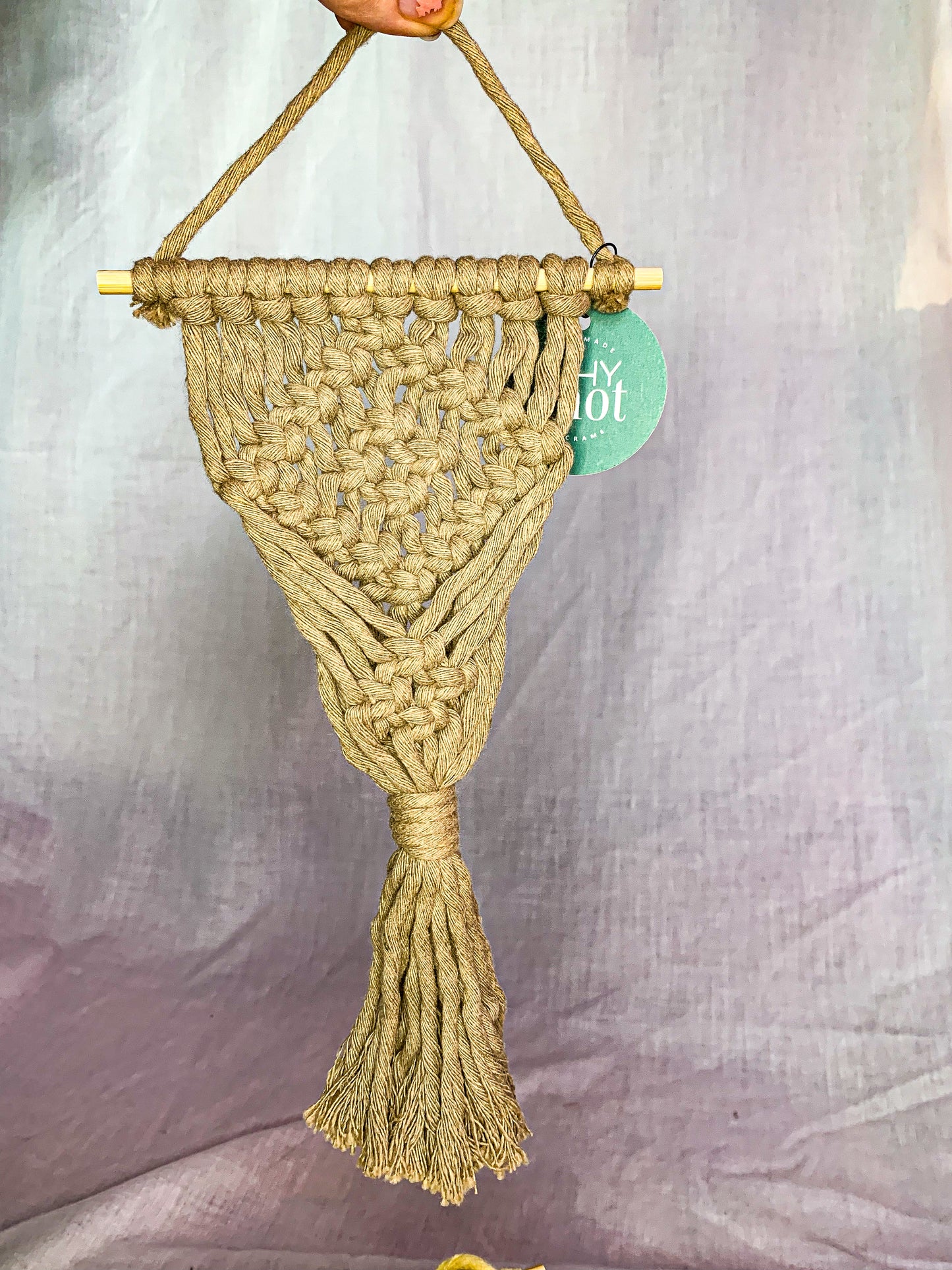 Macrame Indoor Air Plant Hanger