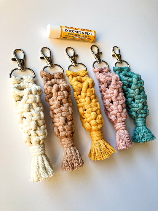 Chapstick Holder Keychain