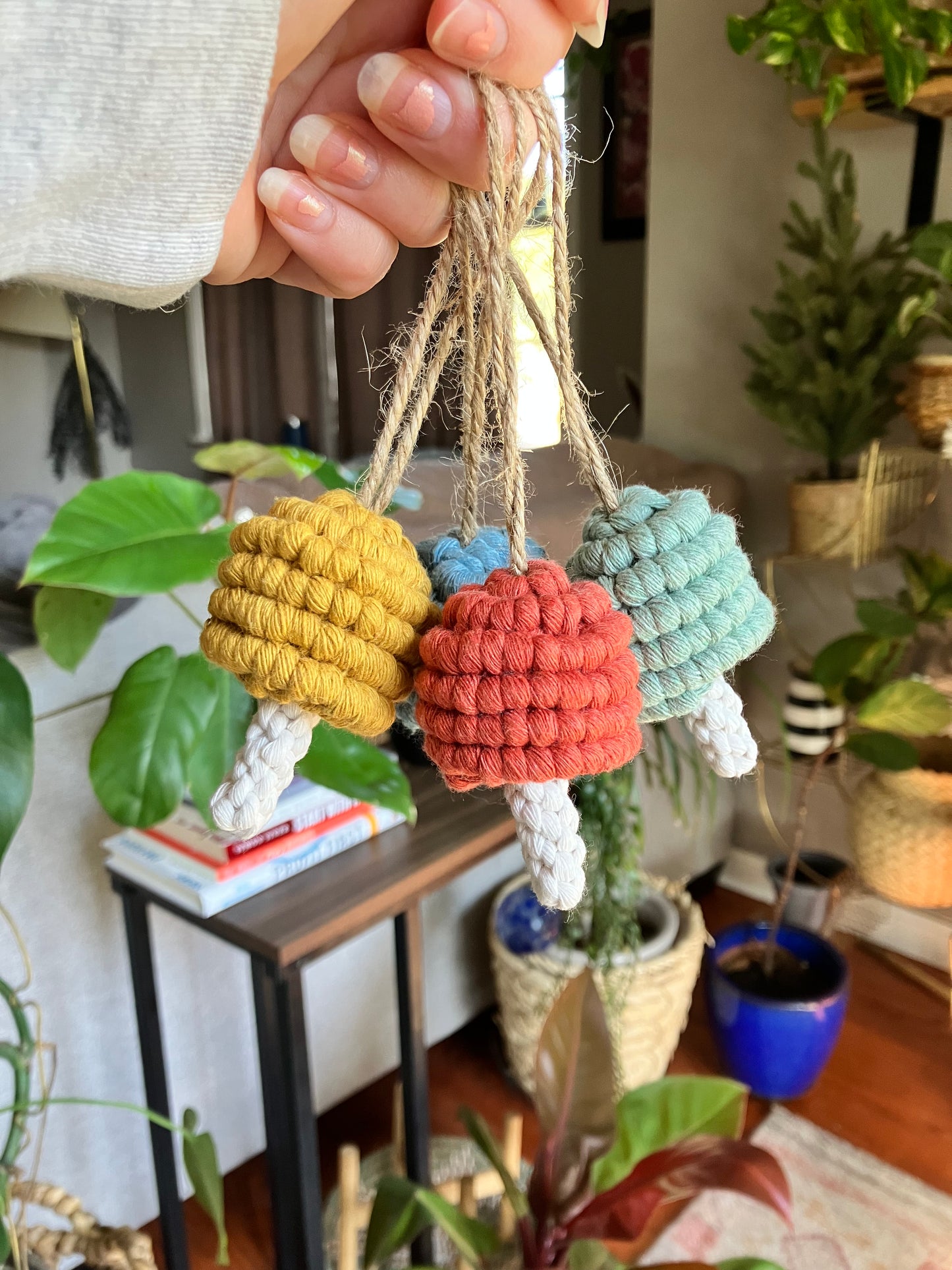 Whimsical Mushroom Ornaments