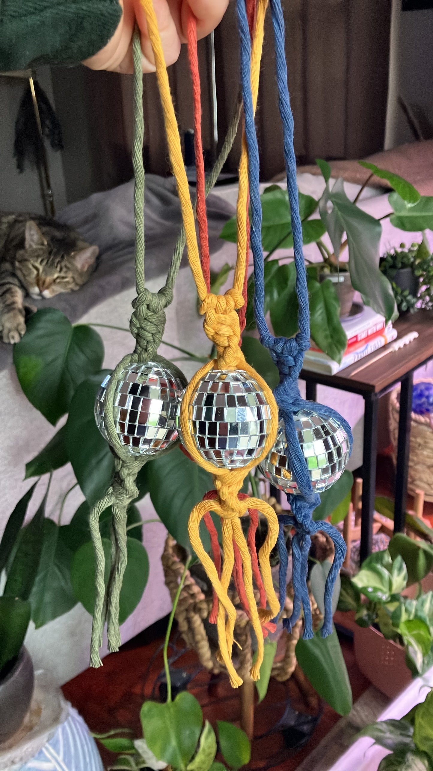 Discoball Car Charm
