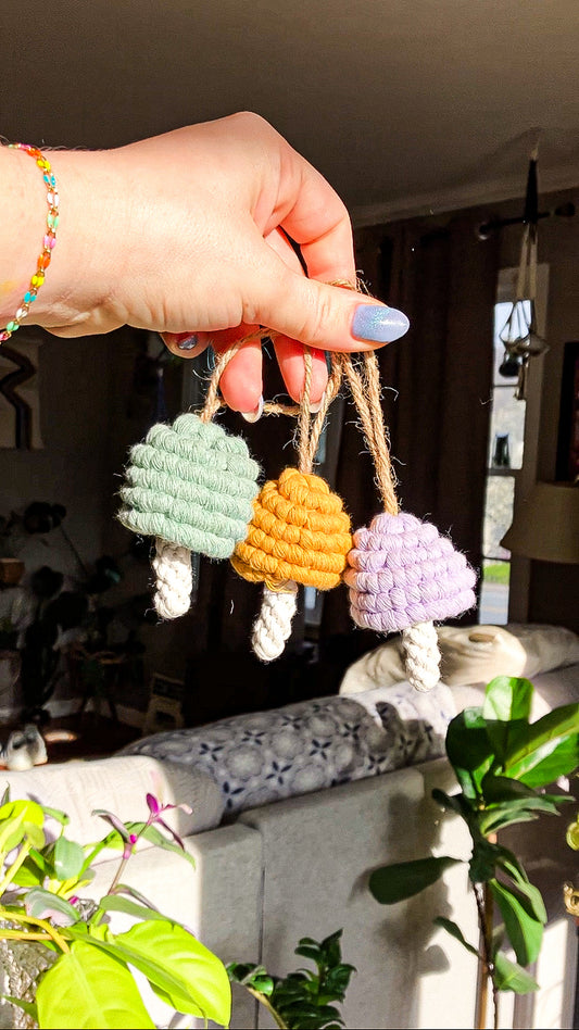 Whimsical Mushroom Ornaments