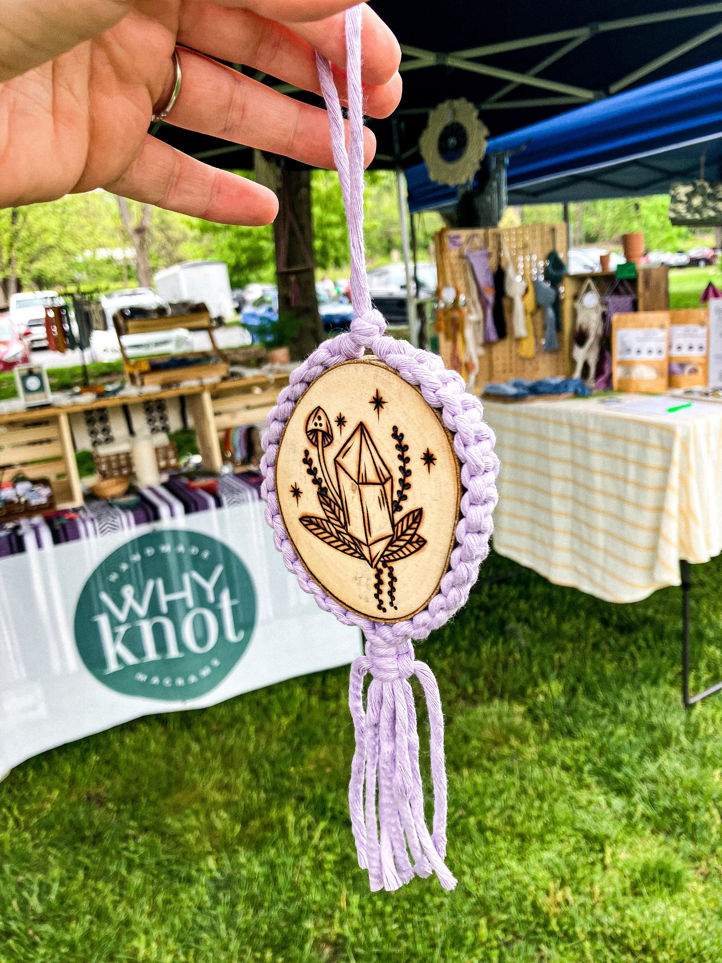 Mini Wood Burnt Cookie Wall Hanging