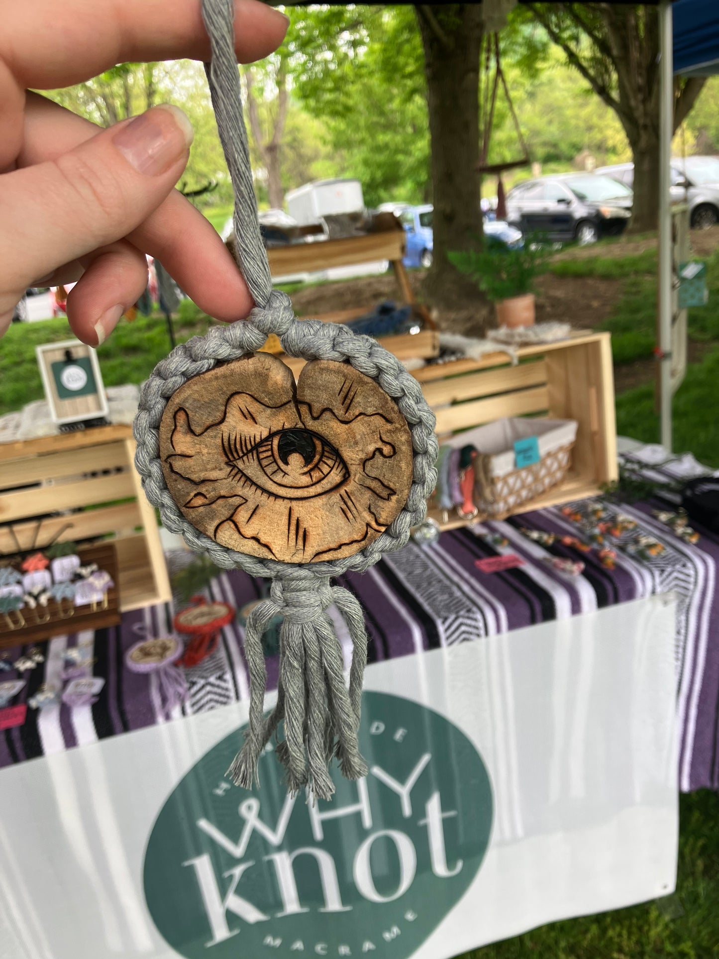 Mini Wood Burnt Cookie Wall Hanging