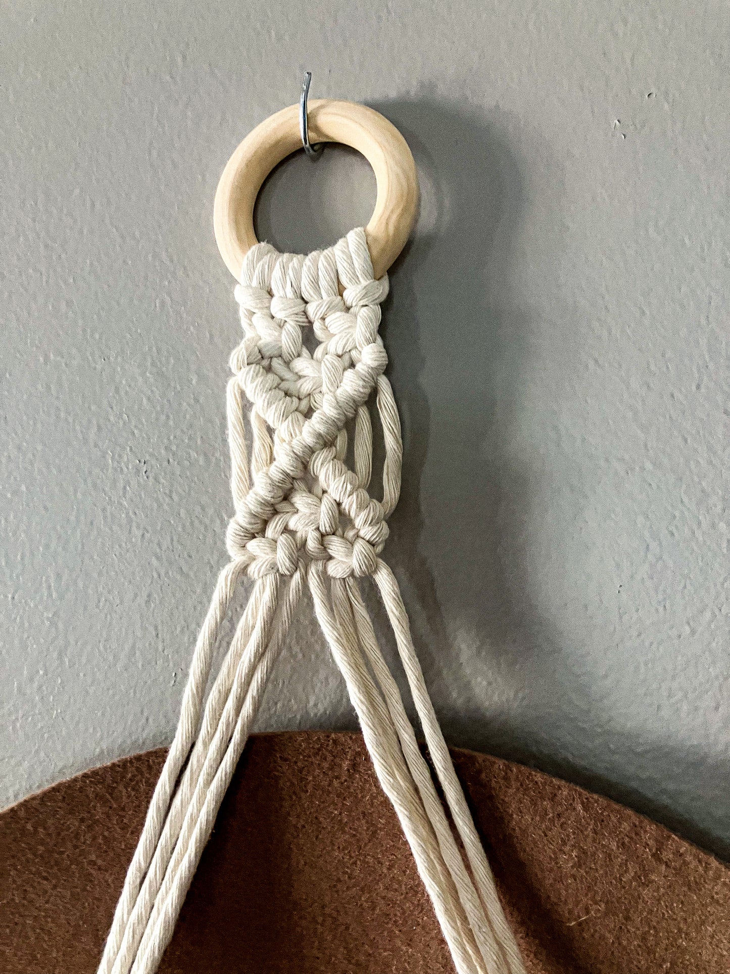 Macrame Hat Hanger
