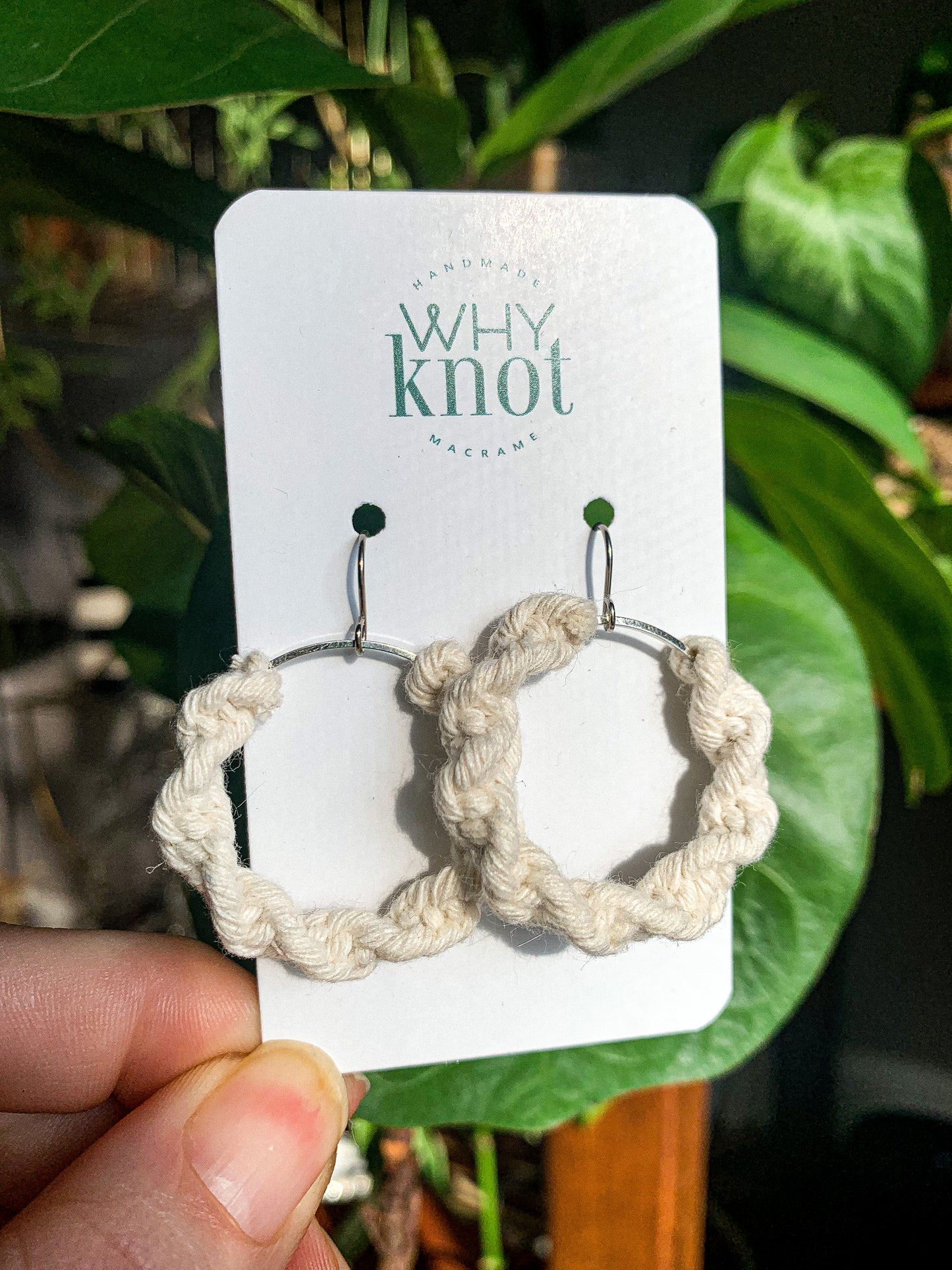 Silver Hoop Earrings