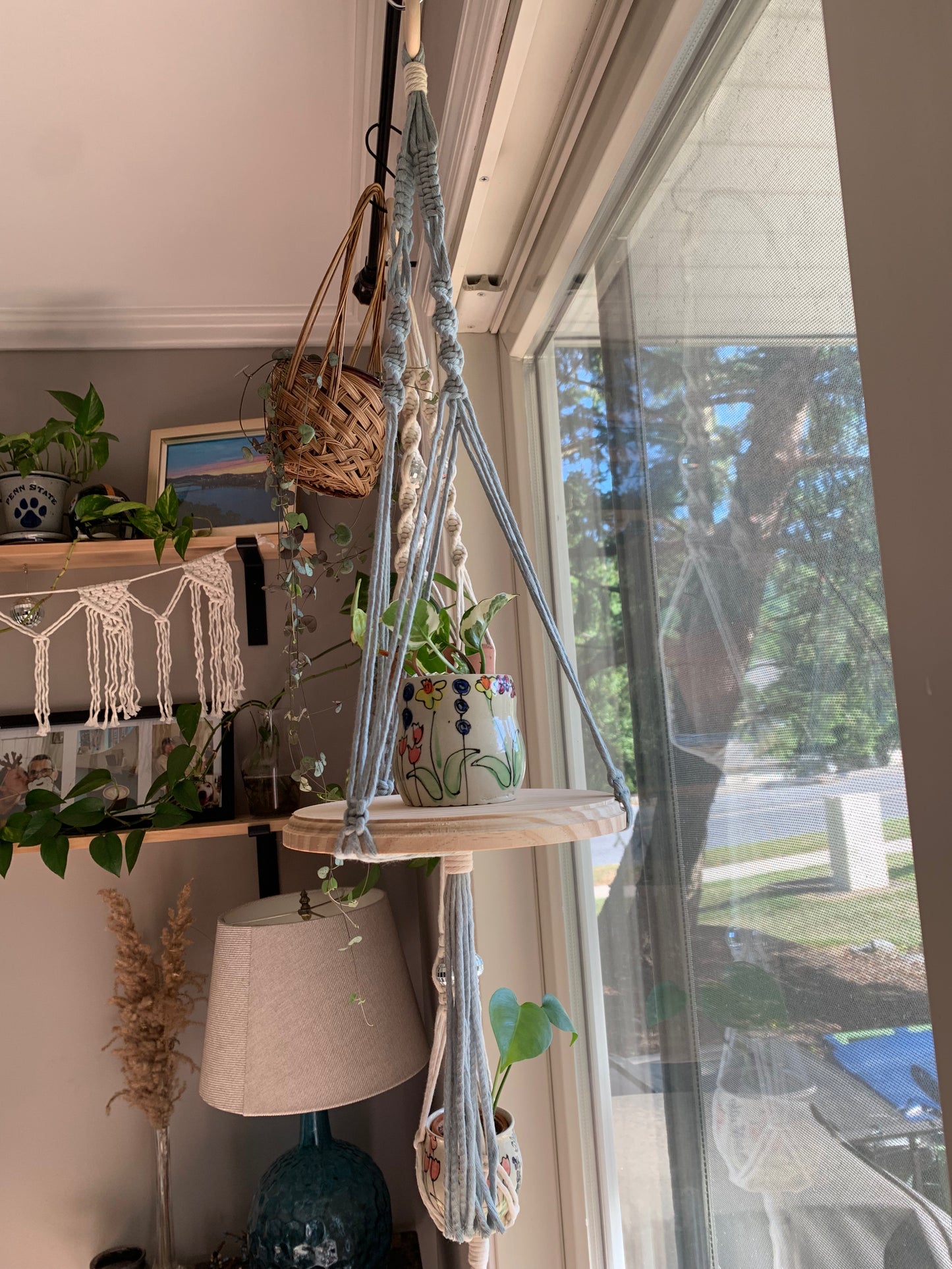 38" Plant Hanger with Shelf - Bethy