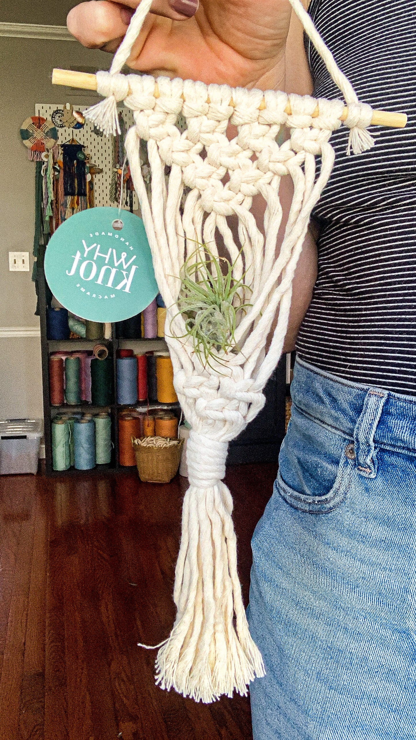 Plant Hanger for Air Plants and Tiny Pots