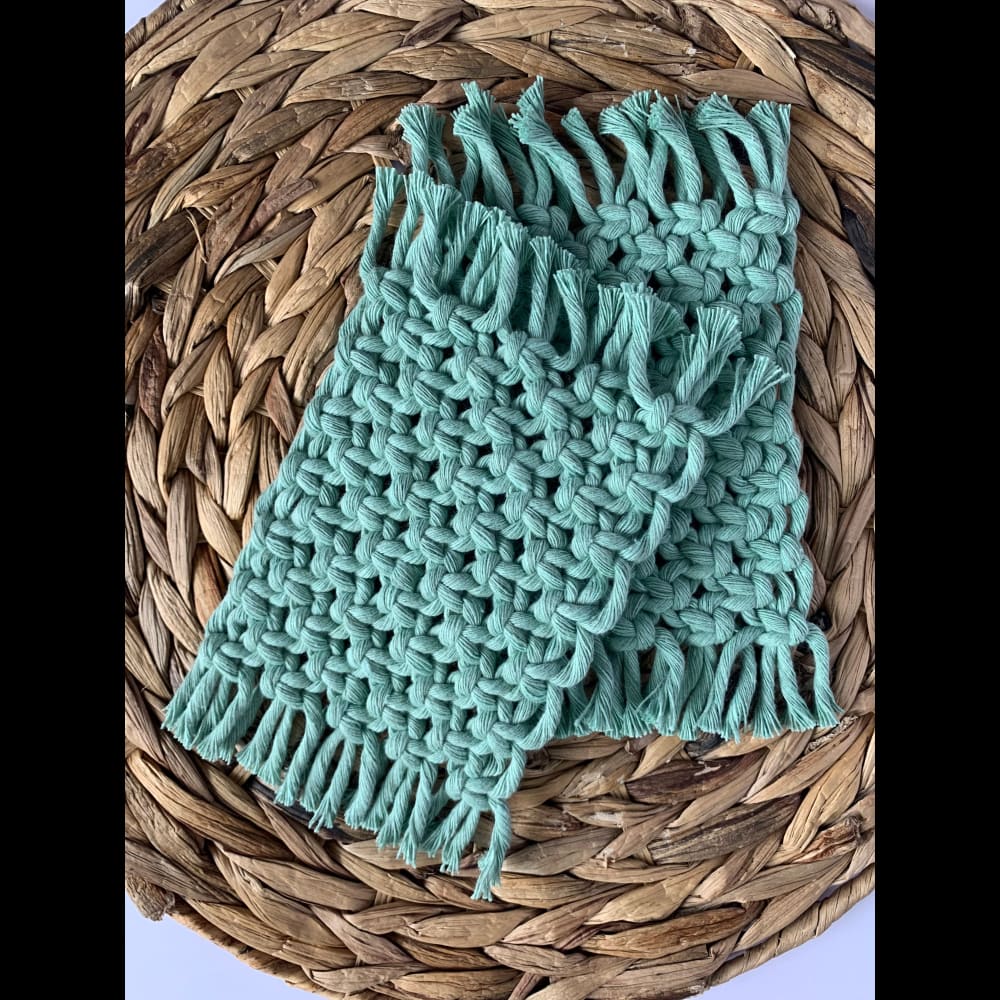 Rectangle Macrame Coasters