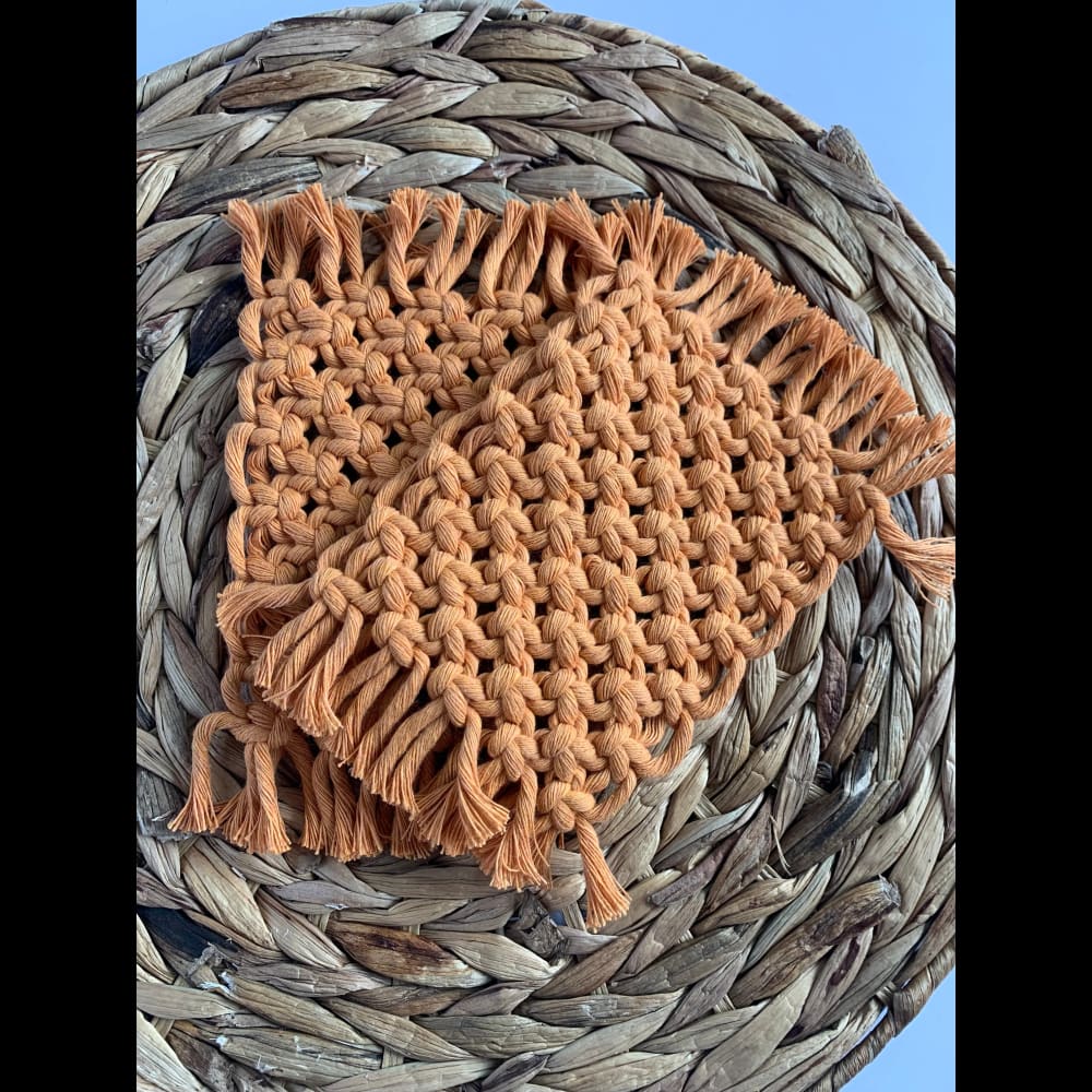Rectangle Macrame Coasters