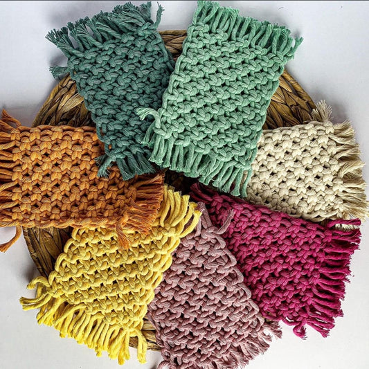 Rectangle Macrame Coasters