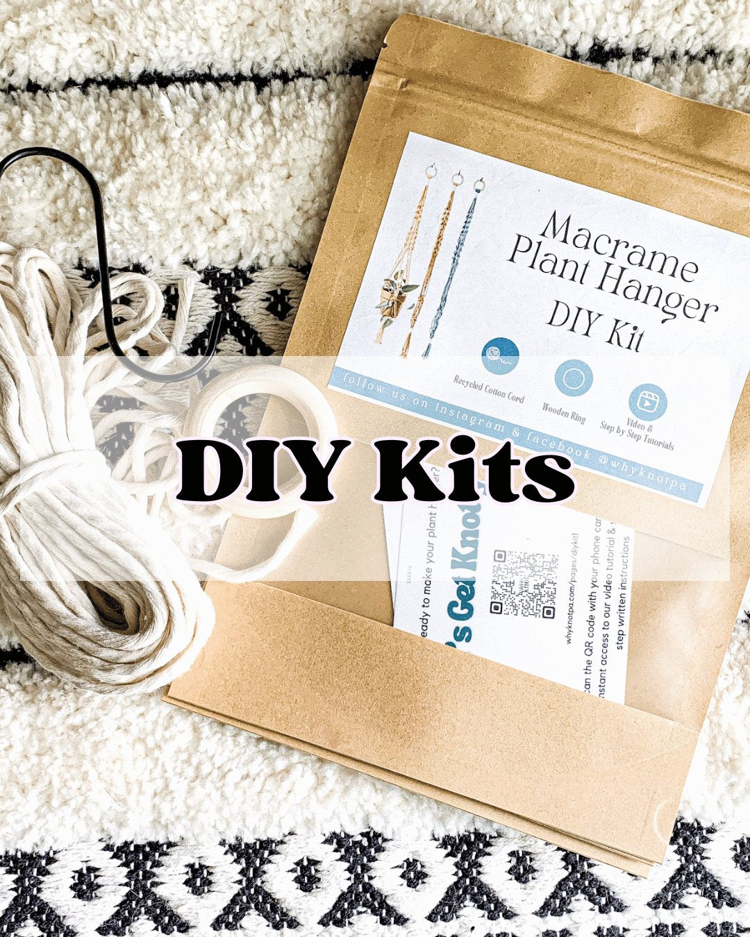 DIY Macrame Kits, Patterns & Supplies