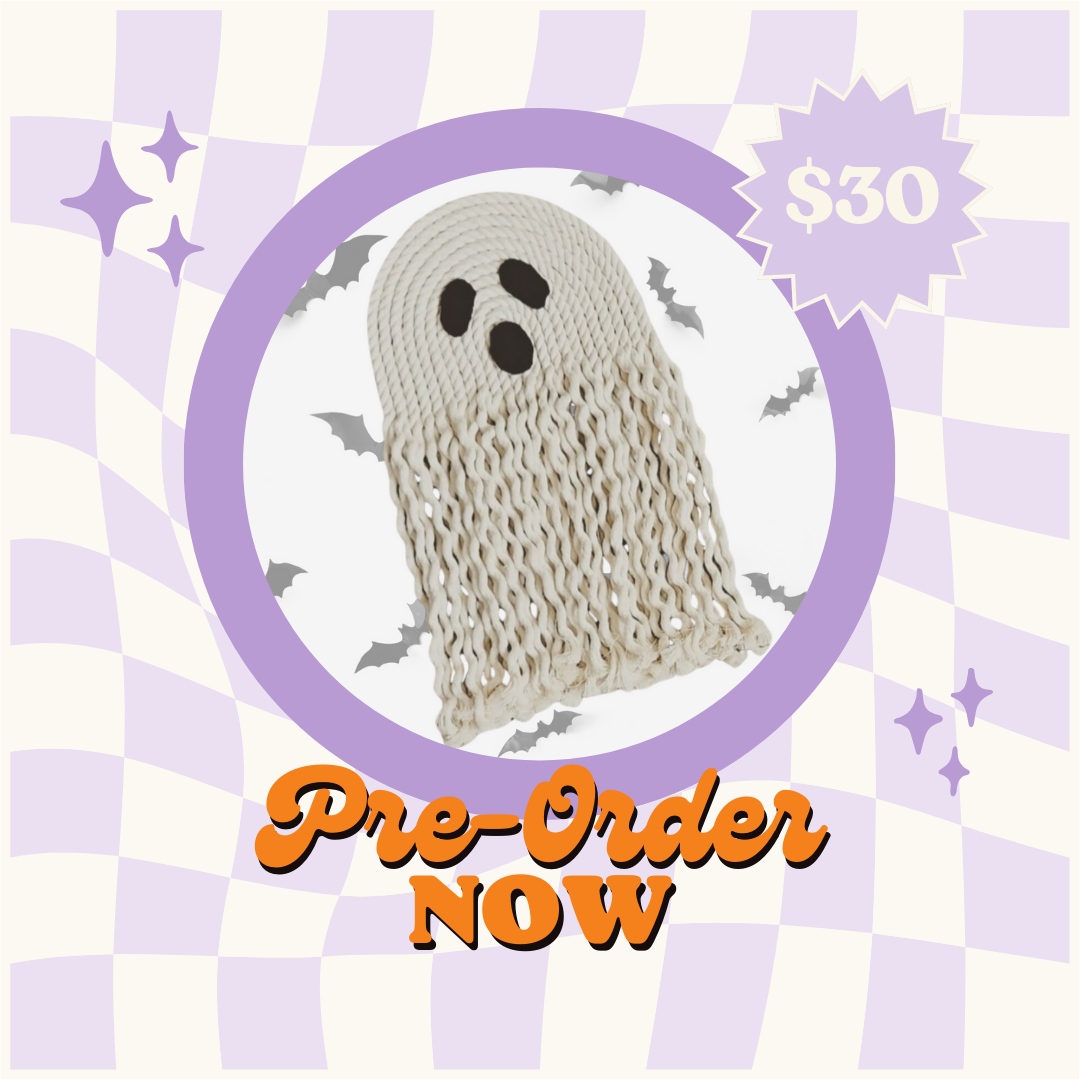 Pre-Order Macrame Ghost Wall Hanging