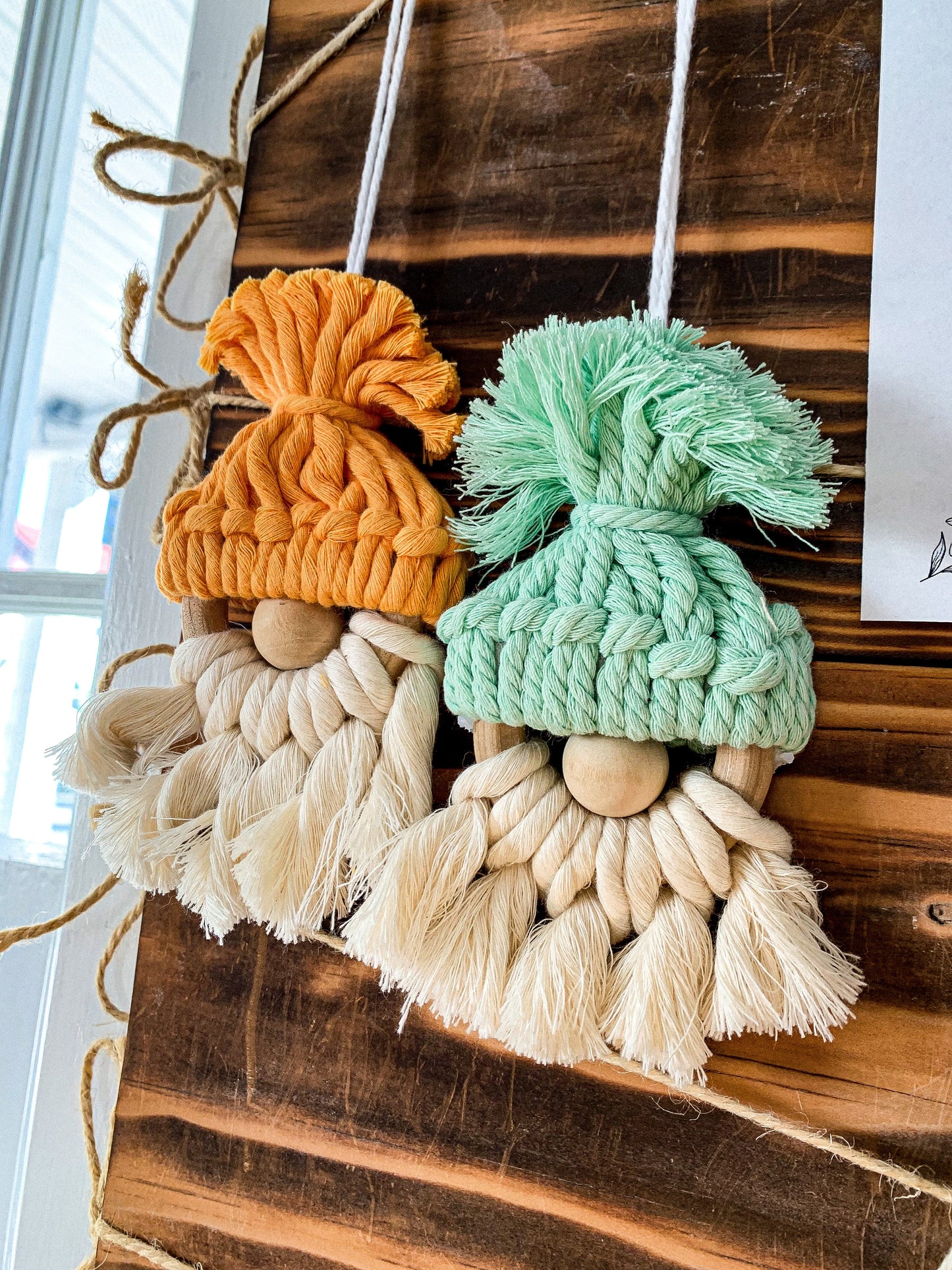 11/13 Crafts & Cocktails: Macrame Gnome Ornament Class at Burning Bridge Tavern