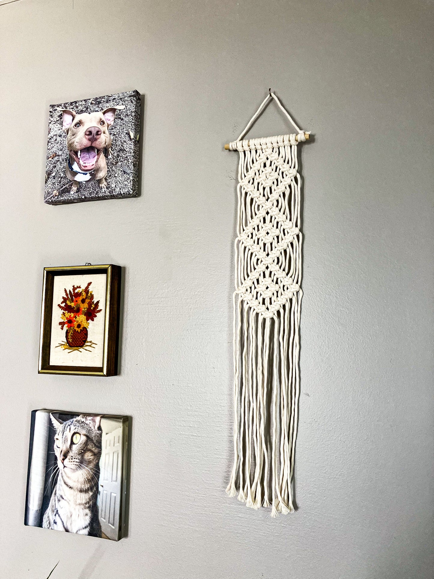 Macrame Wall Hanging DIY Kit with Pattern