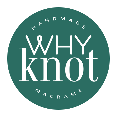 Why Knot Macrame Flower Keychain
