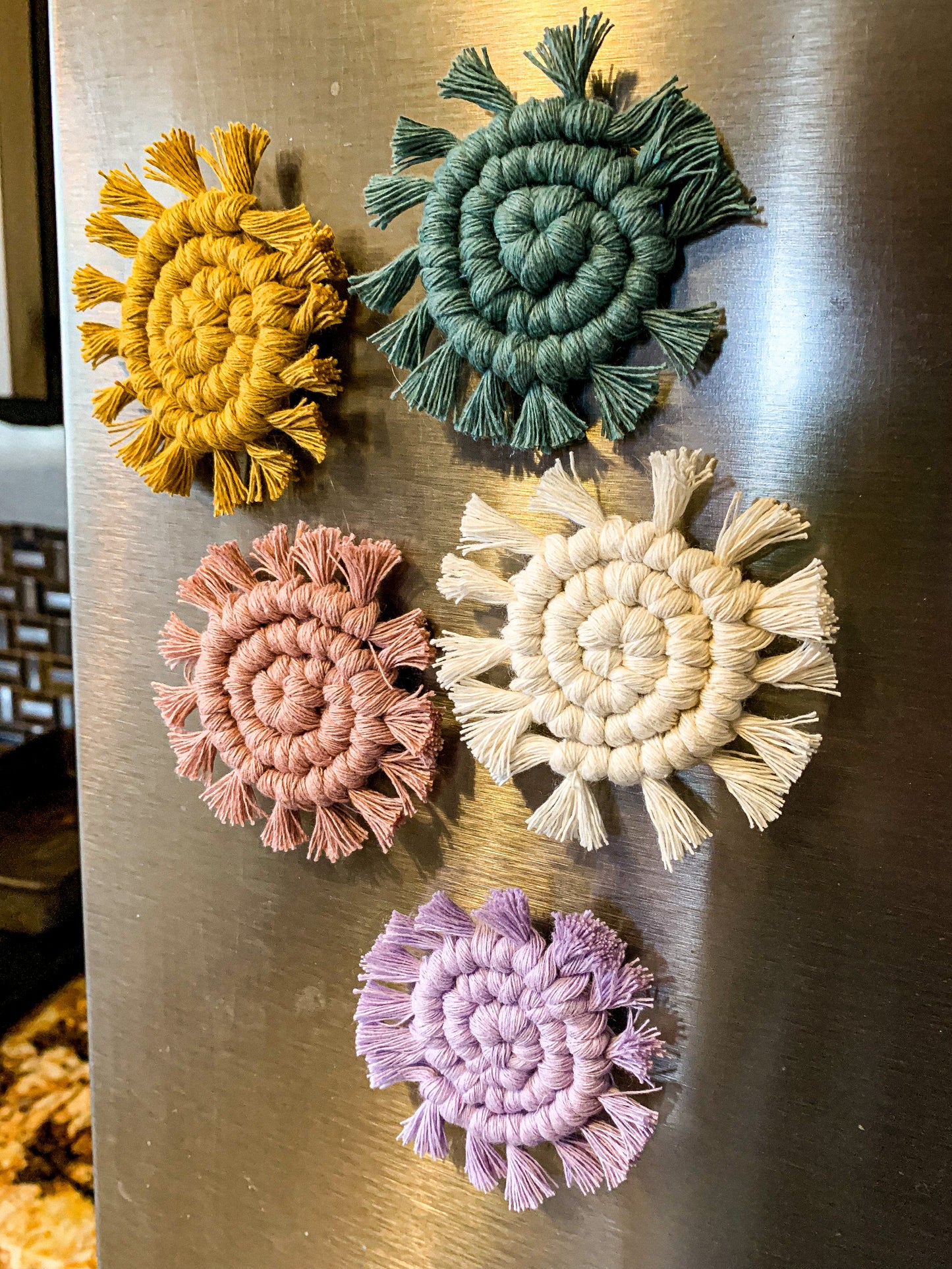 Macrame Magnets