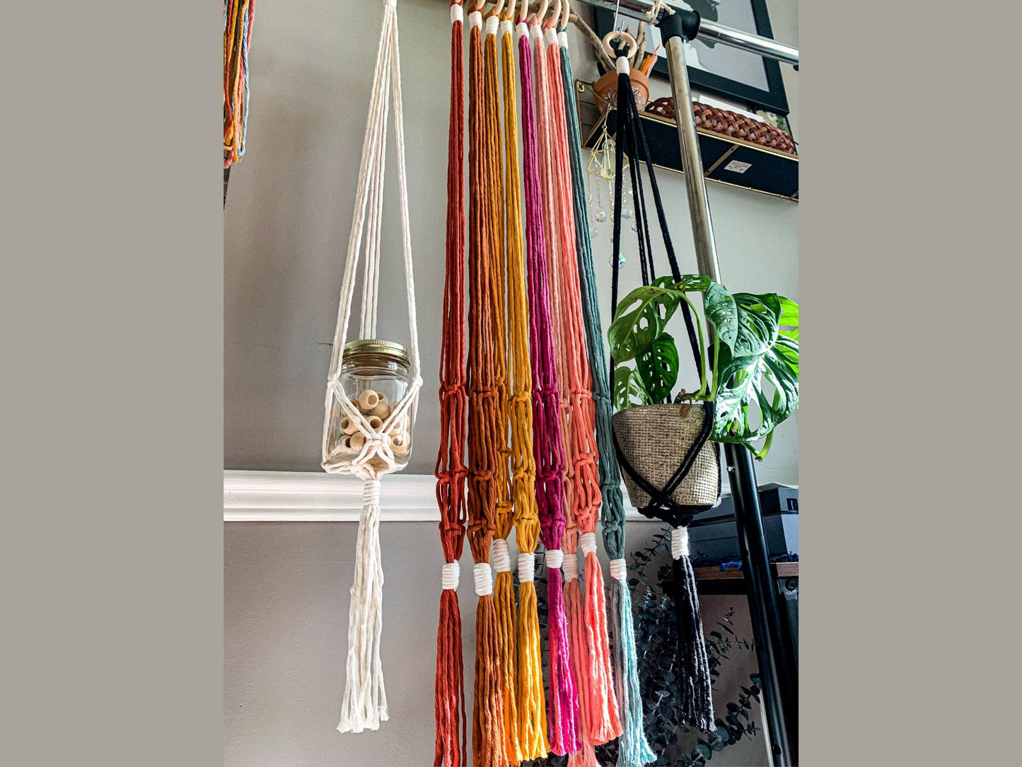 Long & Simple Macrame Plant Hanger - Ali