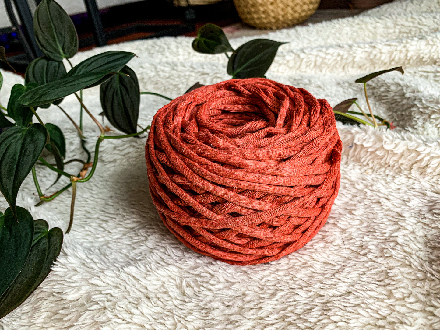 4mm Recycled Cotton Macrame Cord - Sample Size