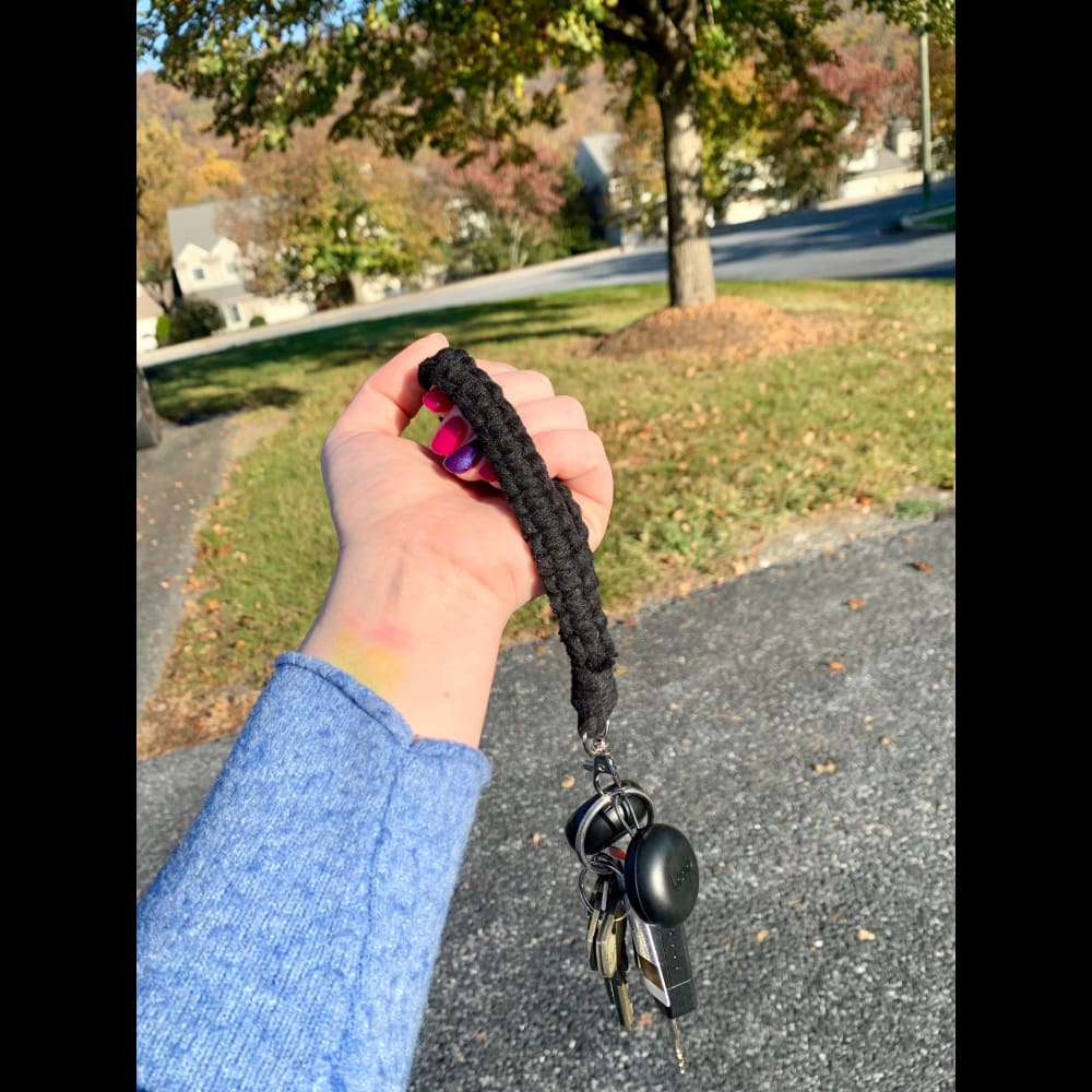 Macrame Wristlet Keychain